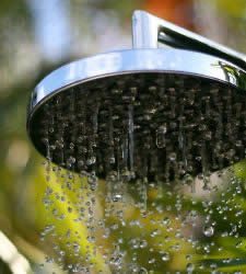 hot water shower head